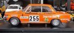 BMW 2002 Jägermeister #255 Stiller/Wagener del Rally de Montecarlo de 1973.