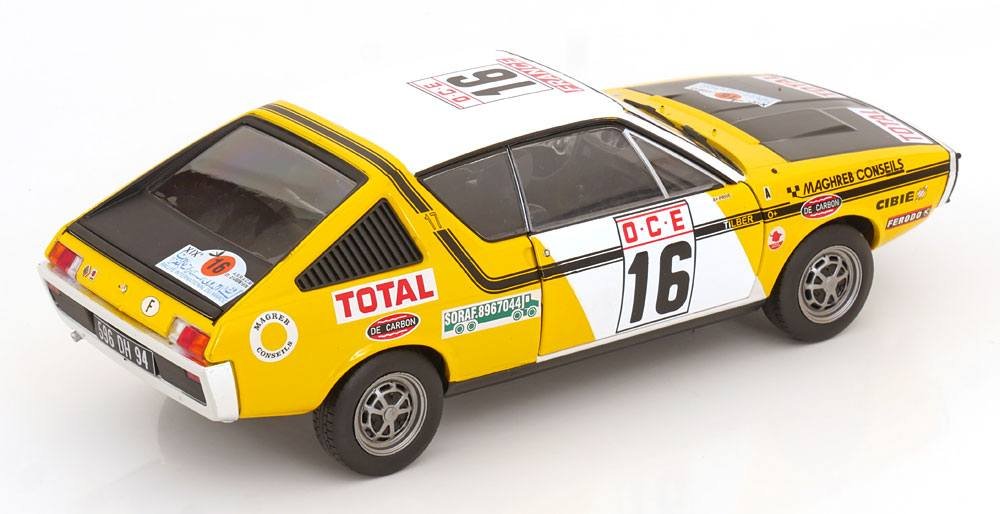 Renault 17 Gordini No.16, Rally Marruecos año 1976